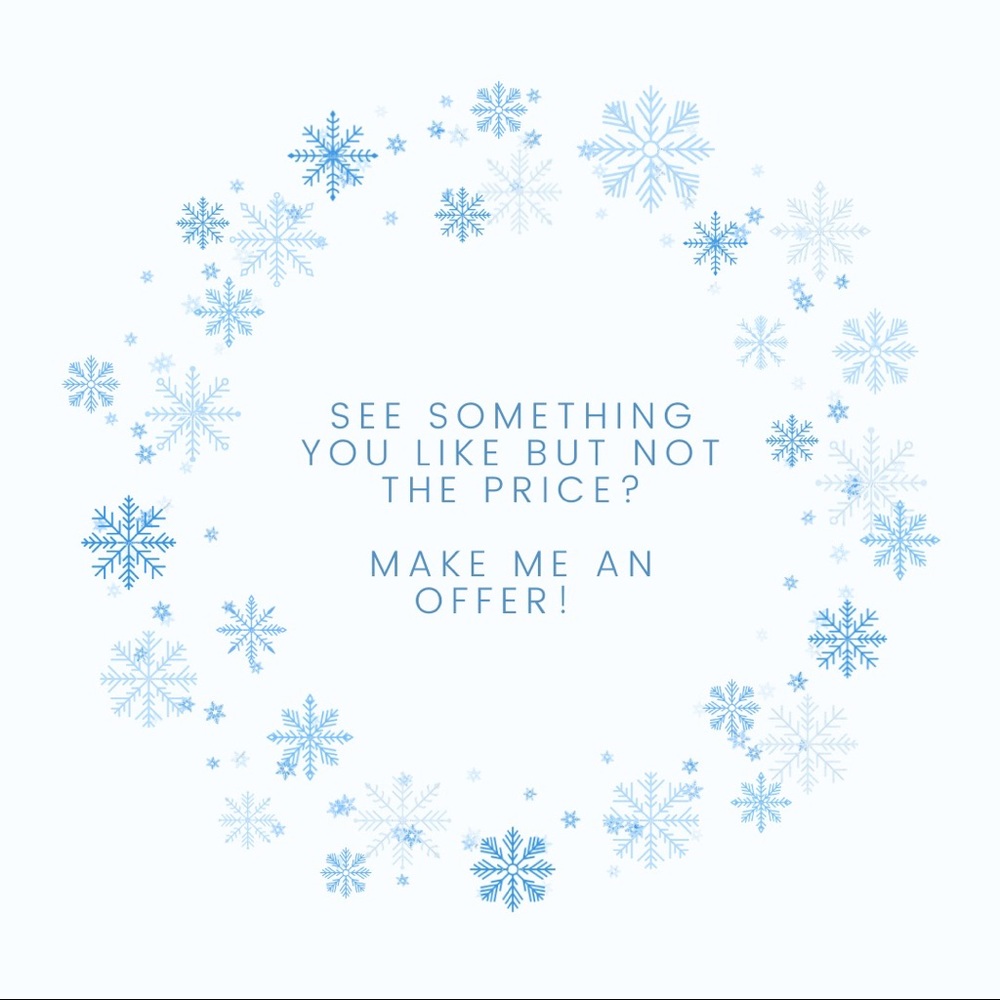 I accept any reasonable offer!
